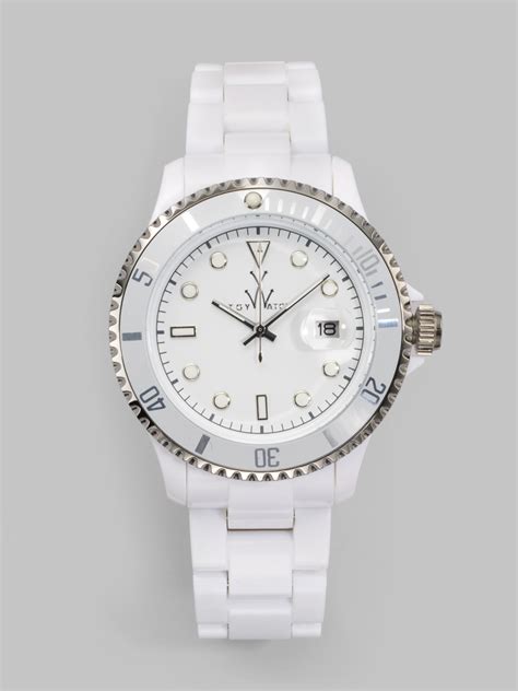 toywatch watches|toy watch white plasteramic.